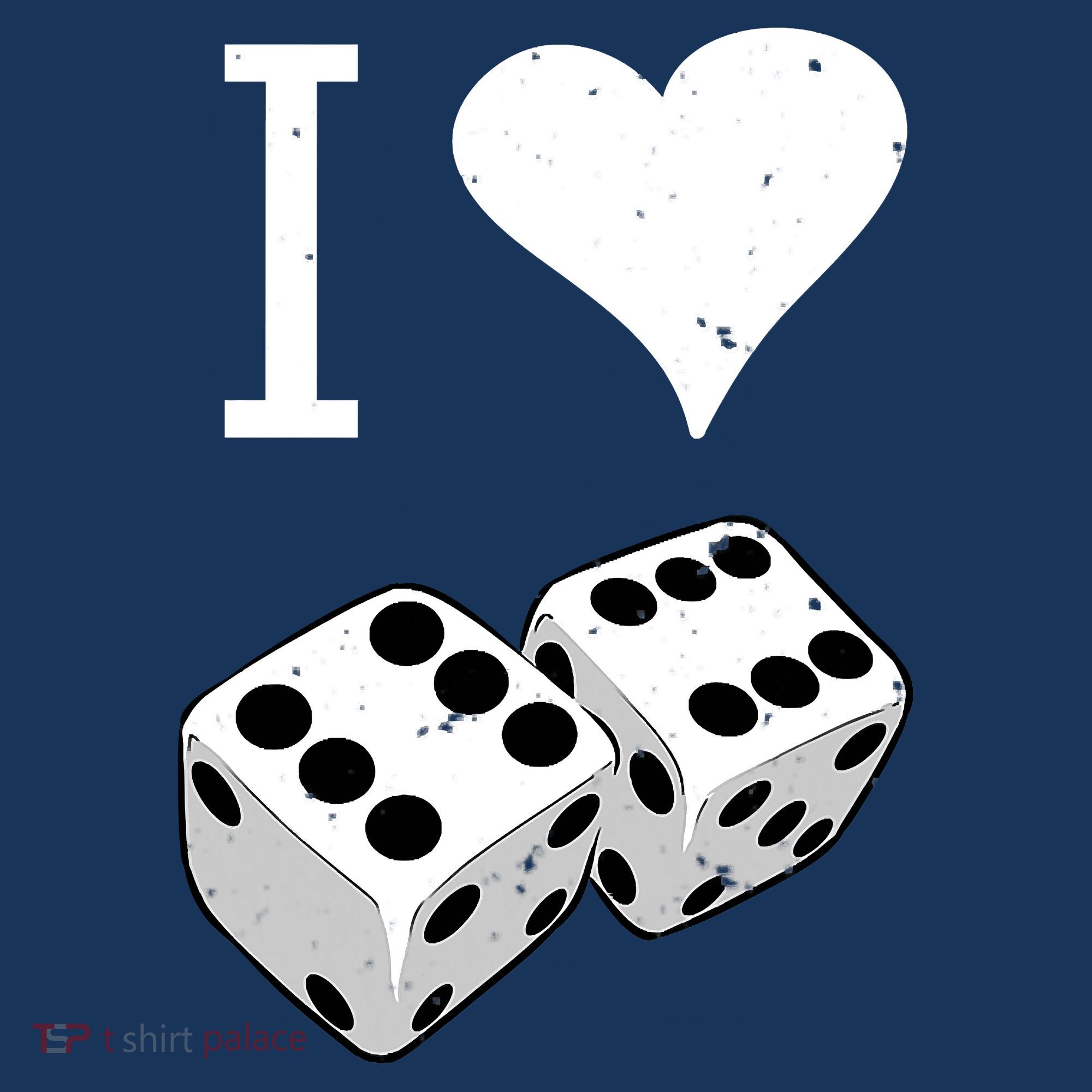 I Heart Dice Rolling Playing Betting Gambling Love Baby Bodysuit