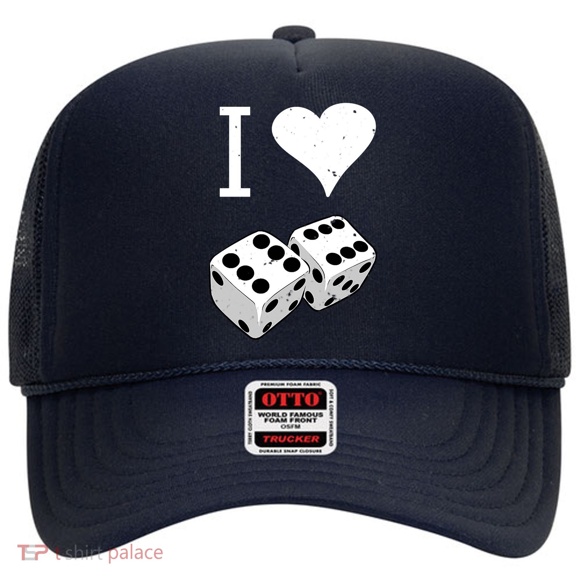 I Heart Dice Rolling Playing Betting Gambling Love Hat