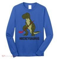 Ice Hockey Dinosaur Hockey Hockey Hockeysaurus Gift Long Sleeve Shirt thumb 0