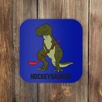 Ice Hockey Dinosaur Hockey Hockey Hockeysaurus Gift Coaster thumb 0