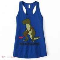 Ice Hockey Dinosaur Hockey Hockey Hockeysaurus Gift Women's Tank Top thumb 0