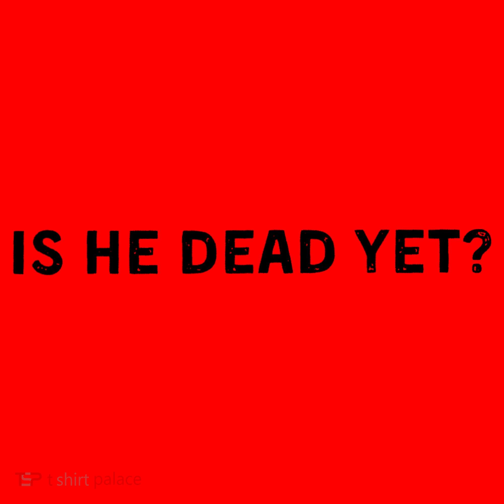 Is He Dead Yet Santa Hat