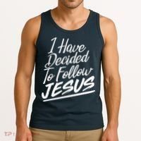 I Have Decided To Follow Jesus Christian Tank Top thumb 3