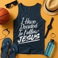 I Have Decided To Follow Jesus Christian Tank Top thumb 4