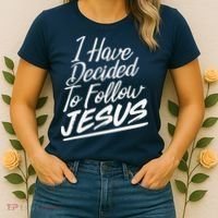 I Have Decided To Follow Jesus Christian Women's T-Shirt thumb 2