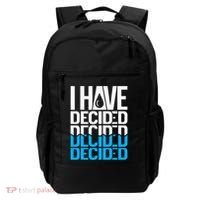 I Have Decided Baptized Backpack thumb 0