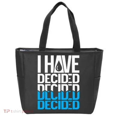 I Have Decided Baptized Tote Bag