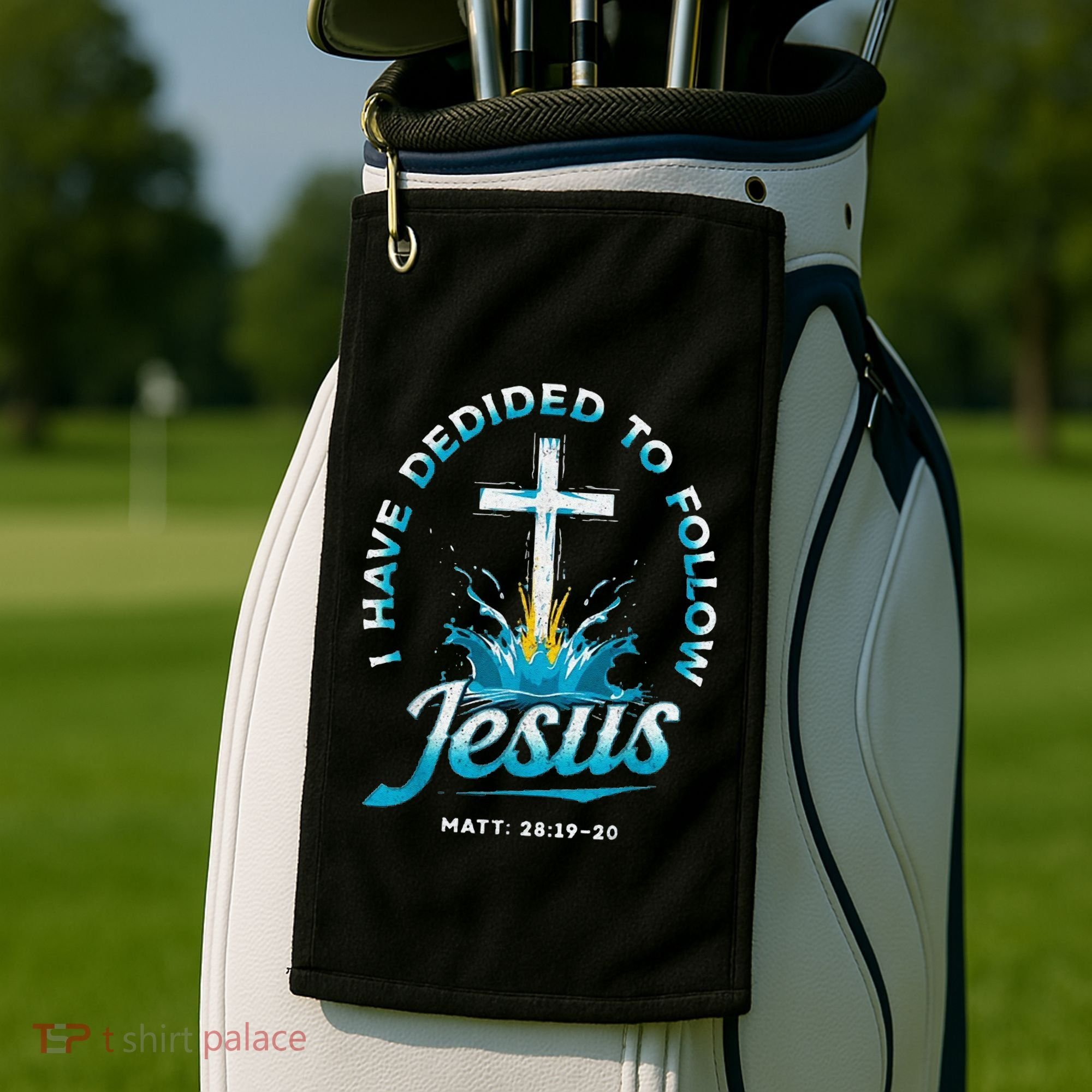 I Have Decided To Follow Jesus Golf Towel