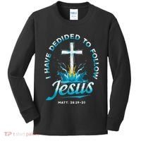 I Have Decided To Follow Jesus Kids Long Sleeve Shirt thumb 0