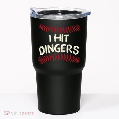 I Hit Dingers Baseball Softball Tumbler