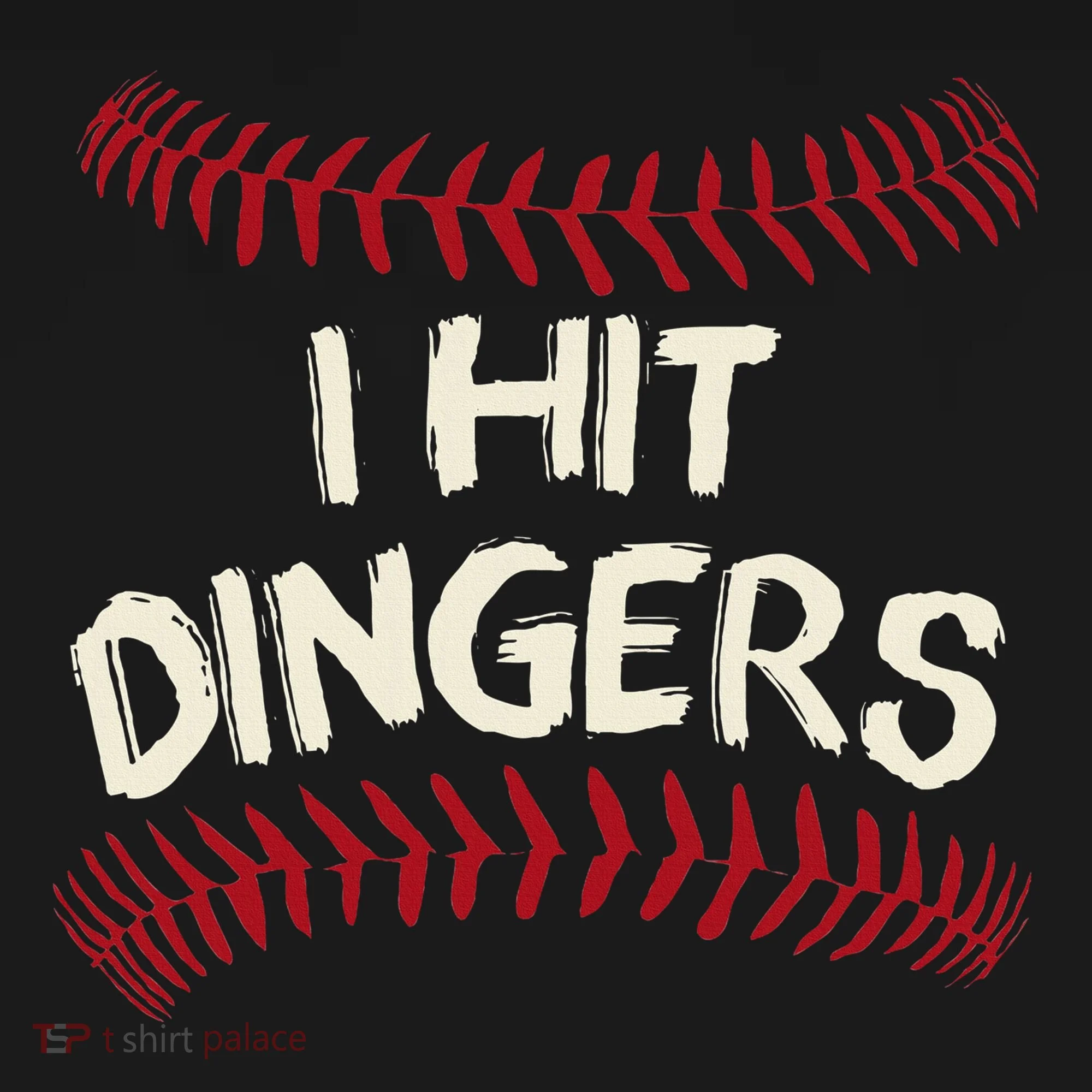 I Hit Dingers Baseball Softball Baby Bodysuit