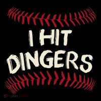 I Hit Dingers Baseball Softball Women's T-Shirt thumb 6