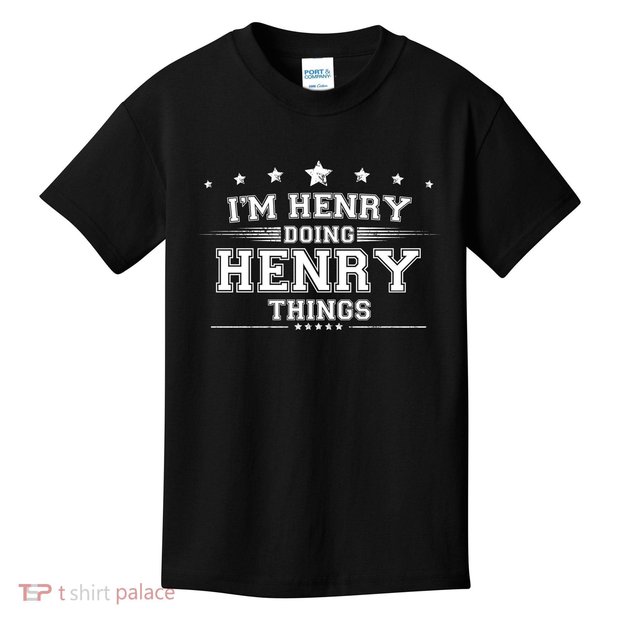 Im Henry Doing Henry Things Kids T-Shirt