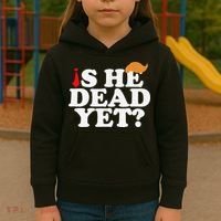 Is He Dead Yet 2025 Kids Hoodie thumb 3