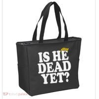 Is He Dead Yet Bold Tote Bag thumb 2