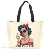 Is He Dead Yet Anti Racism Tote Bag thumb 0