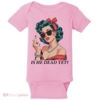 Is He Dead Yet Anti Racism Baby Bodysuit thumb 0