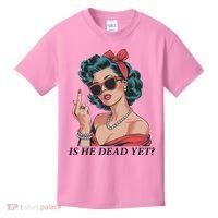Is He Dead Yet Anti Racism Kids T-Shirt thumb 0