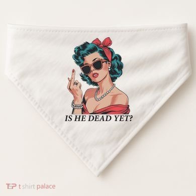 Is He Dead Yet Anti Racism USA-Made Doggie Bandana
