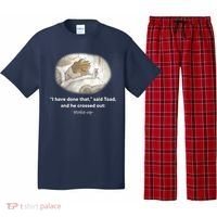 I Have Done That Said Toad And He Crossed Out Wake Up Pajama Set thumb 0