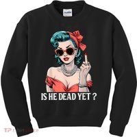 Is He Dead Yet Kids Sweatshirt thumb 0
