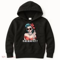 Is He Dead Yet Kids Hoodie thumb 0
