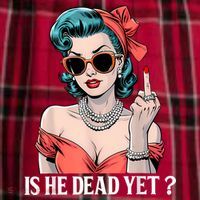 Is He Dead Yet Women's Flannel Plaid Pajama Pants thumb 2