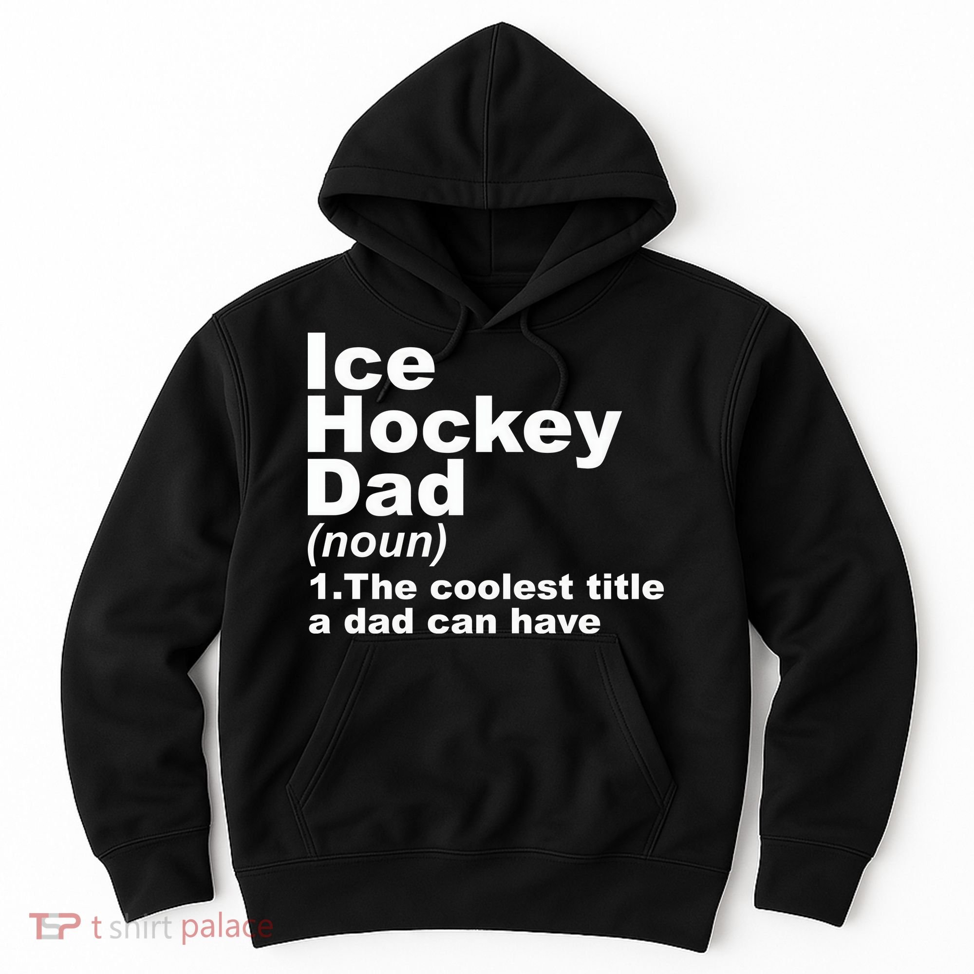 Ice Hockey Dad Definition Funny Sports Gift Fathers Day Hoodie