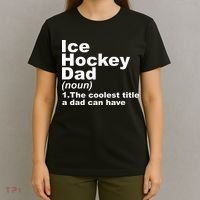 Ice Hockey Dad Definition Funny Sports Gift Fathers Day T-Shirt thumb 4