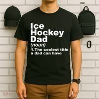 Ice Hockey Dad Definition Funny Sports Gift Fathers Day T-Shirt thumb 6