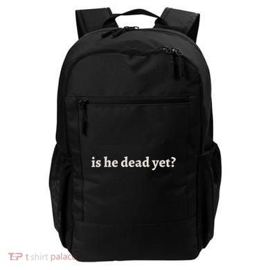 Is He Dead Yet Vintage Backpack