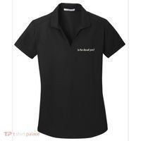 Is He Dead Yet Vintage Women's Dry Zone Grid Polo thumb 0