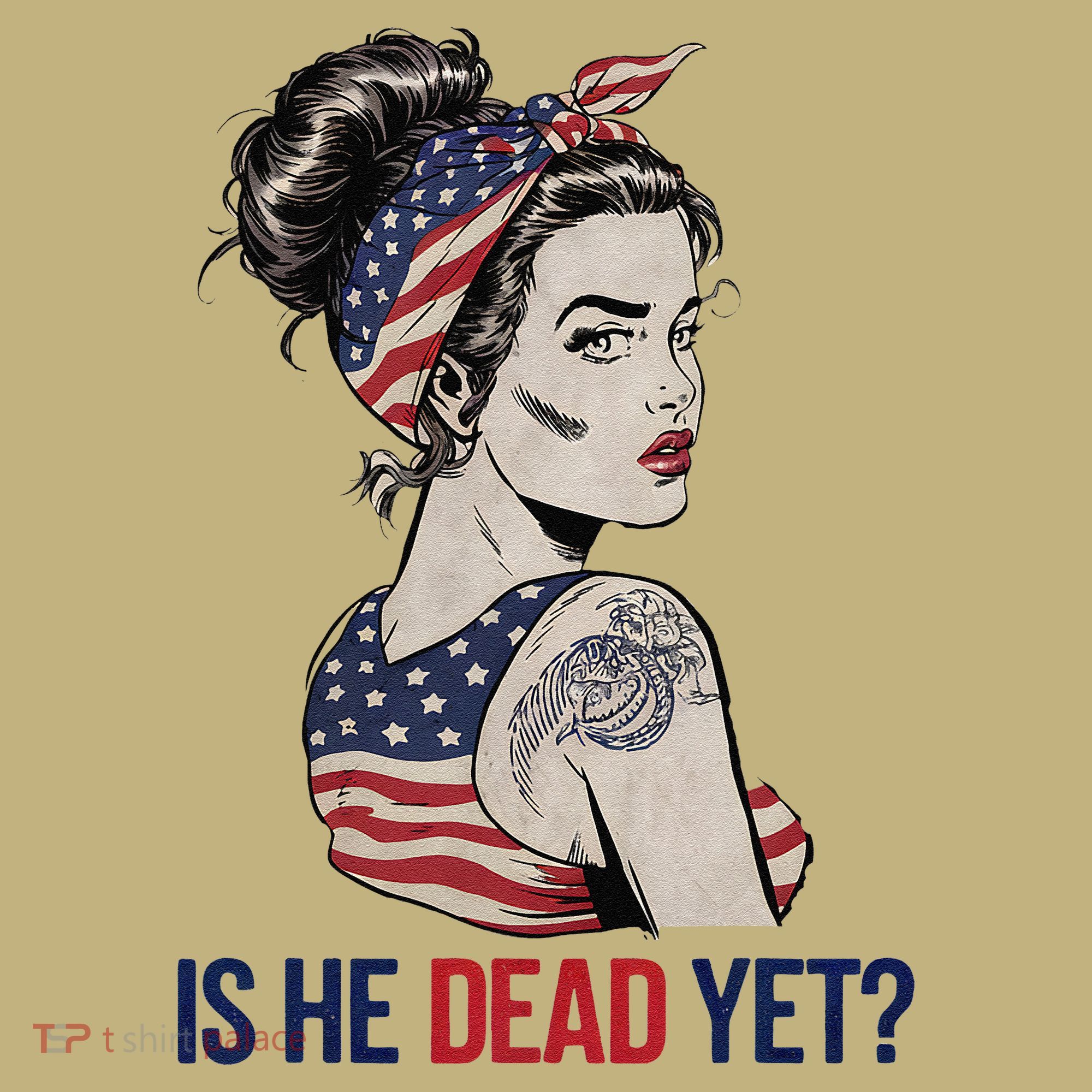Is He Dead Yet Clothing Usa And Women Mousepad