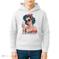Is He Dead Yet Kids Hoodie thumb 4