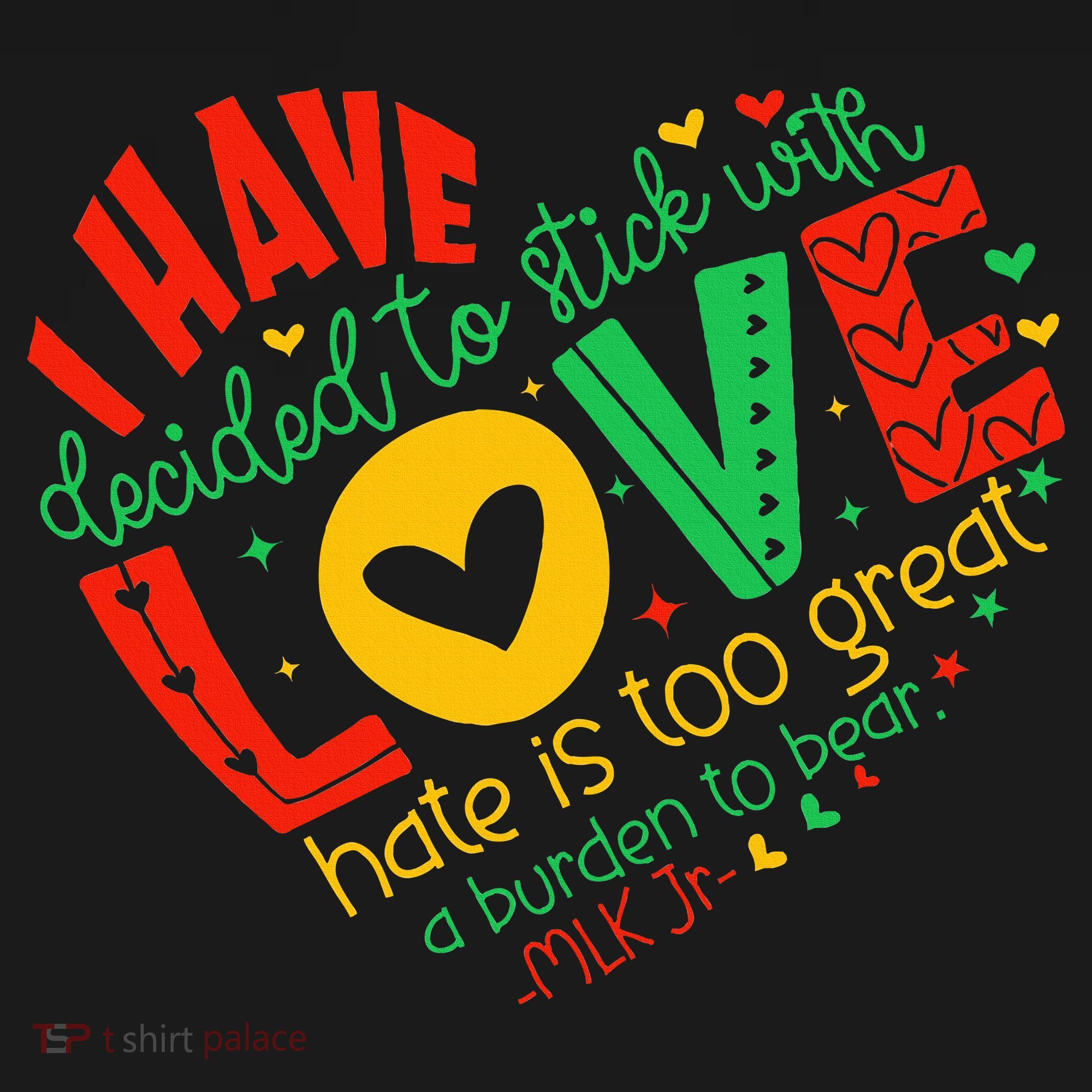I Have Decided To Stick With Love Mlk Black History Month Doggie Tank