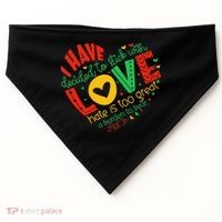 I Have Decided To Stick With Love Mlk Black History Month USA-Made Doggie Bandana thumb 0