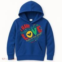 I Have Decided To Stick With Love Mlk Black History Month Kids Hoodie thumb 0