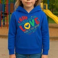 I Have Decided To Stick With Love Mlk Black History Month Kids Hoodie thumb 3