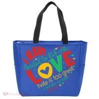I Have Decided To Stick With Love Mlk Black History Month Tote Bag thumb 0
