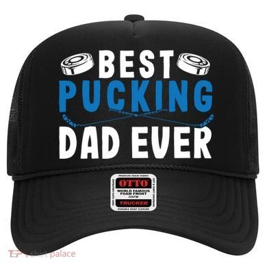 Ice Hockey Dad Best Pucking Dad Gift Hat
