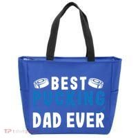 Ice Hockey Dad Best Pucking Dad Gift Tote Bag thumb 0