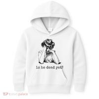 Is He Dead Yet Kids Hoodie thumb 0