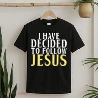 I have decided to follow Jesus God Religious T-Shirt thumb 2