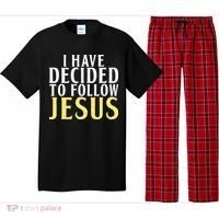 I have decided to follow Jesus God Religious Pajama Set thumb 0
