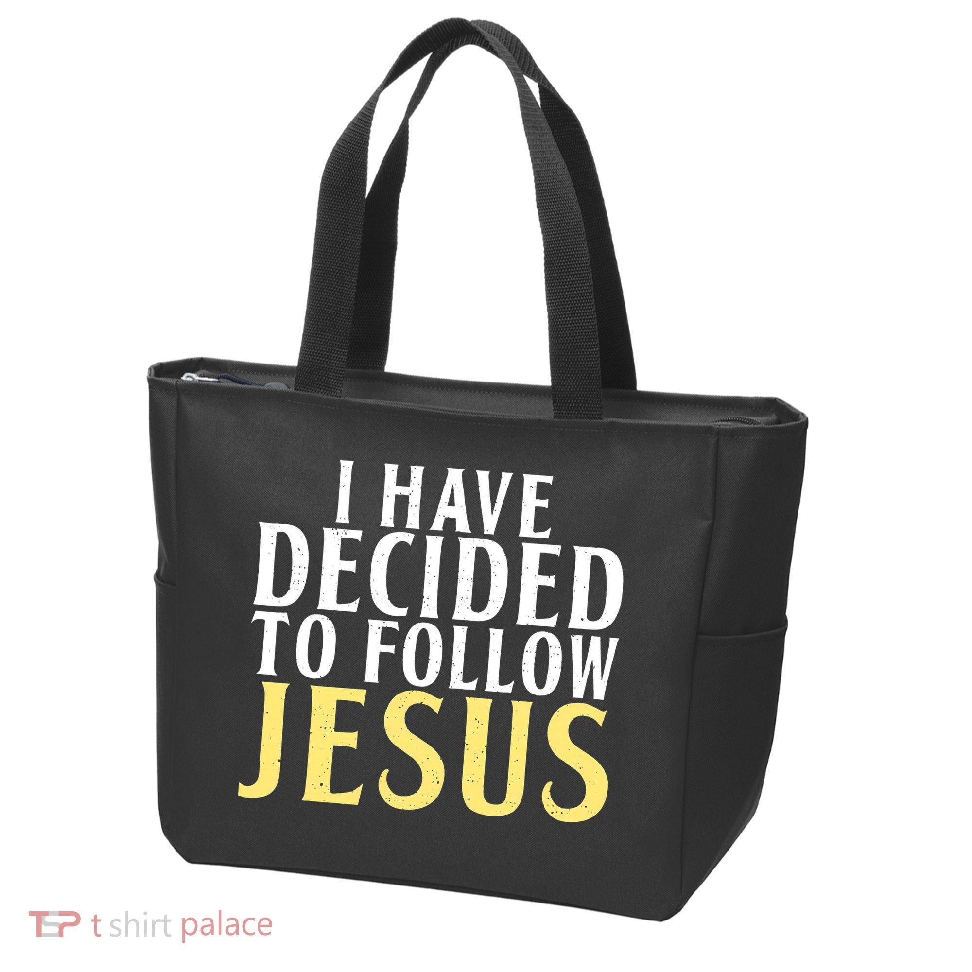 I have decided to follow Jesus God Religious Tote Bag
