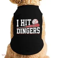 I Hit Dingers Doggie Tank thumb 0