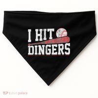 I Hit Dingers USA-Made Doggie Bandana thumb 0