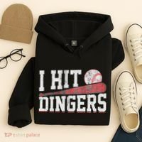 I Hit Dingers Hoodie thumb 4