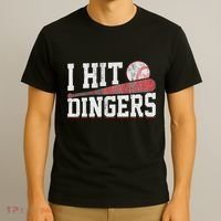I Hit Dingers T-Shirt thumb 3