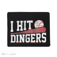 I Hit Dingers Mousepad thumb 0